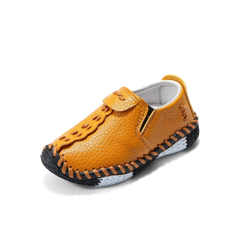 Spring Boys' leather shoes children children's shoes male soft bottom 5 children 1-6 years old 2 baby shoes 4 boys pumps 3
