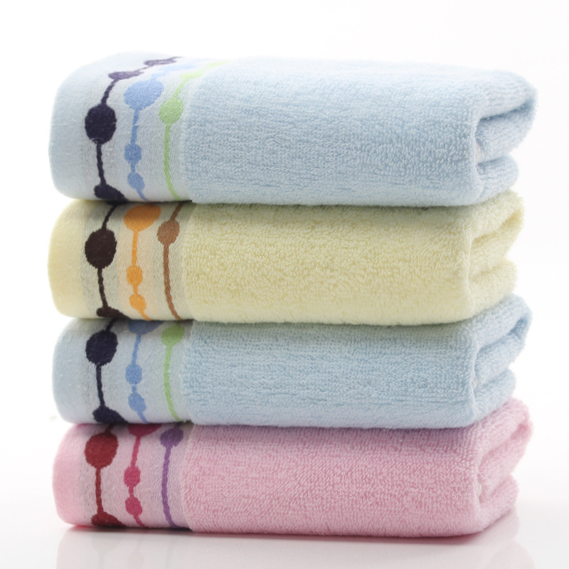 New adult home use thickened cotton 32-strand wholesale towels plain soft absorbent gift facecloth customized