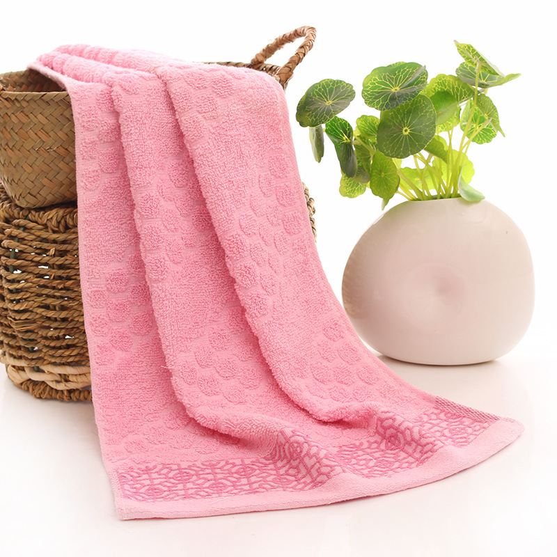 Weak twist cotton wholesale towels adult home use face wash jacquard plain daily labor insurance gift stall wholesale towels