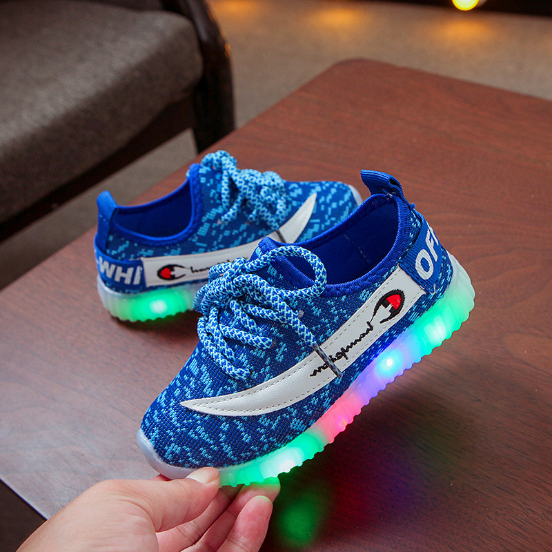 Factory Direct sales autumn boys and girls shoes luminescent lamp shoes LED shoes coconut shoes light colorful light shoes luminous shoes