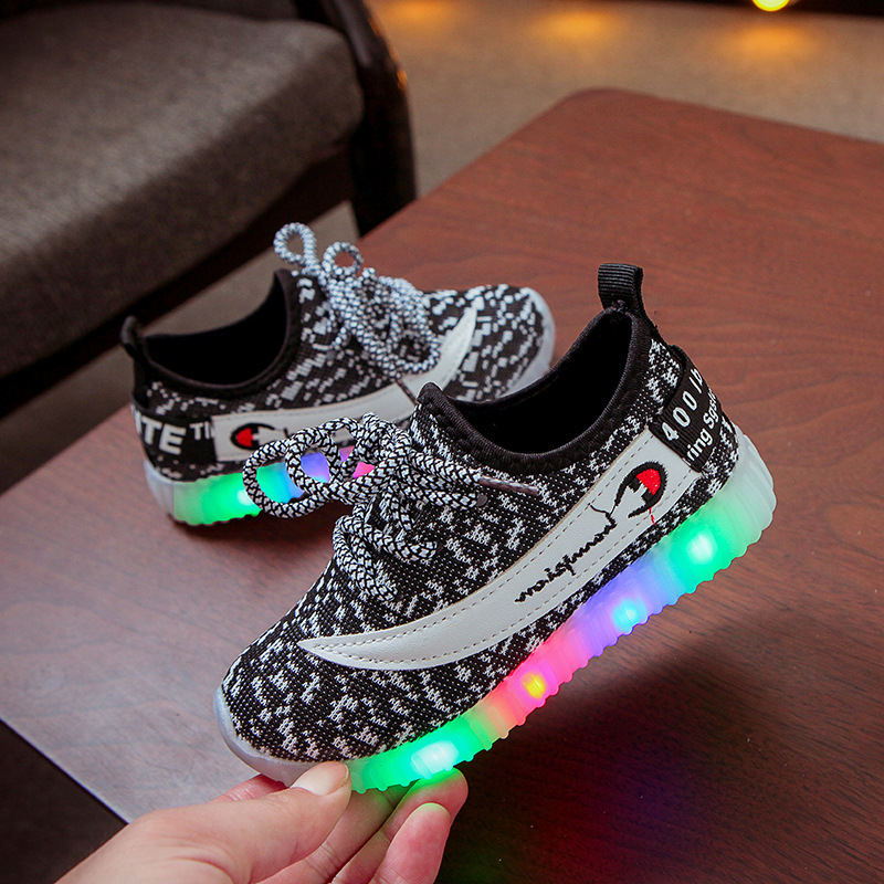 Factory Direct sales autumn boys and girls shoes luminescent lamp shoes LED shoes coconut shoes light colorful light shoes luminous shoes
