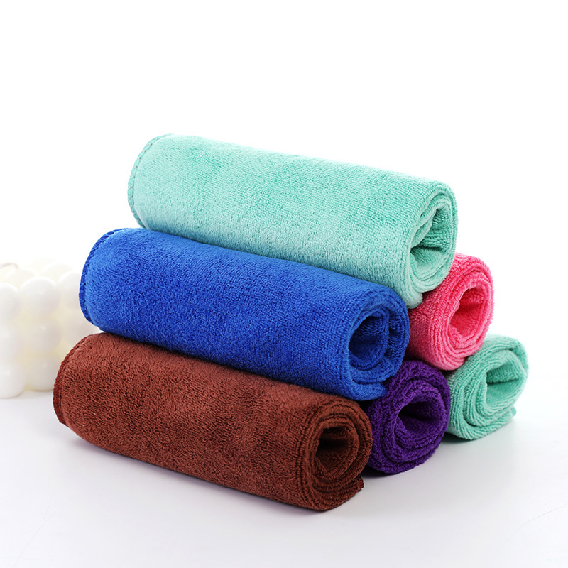 Thickened fine fiber square towel 30 * 30cm soft absorbent not easy to lint kitchen rag cleaning small tower wholesale