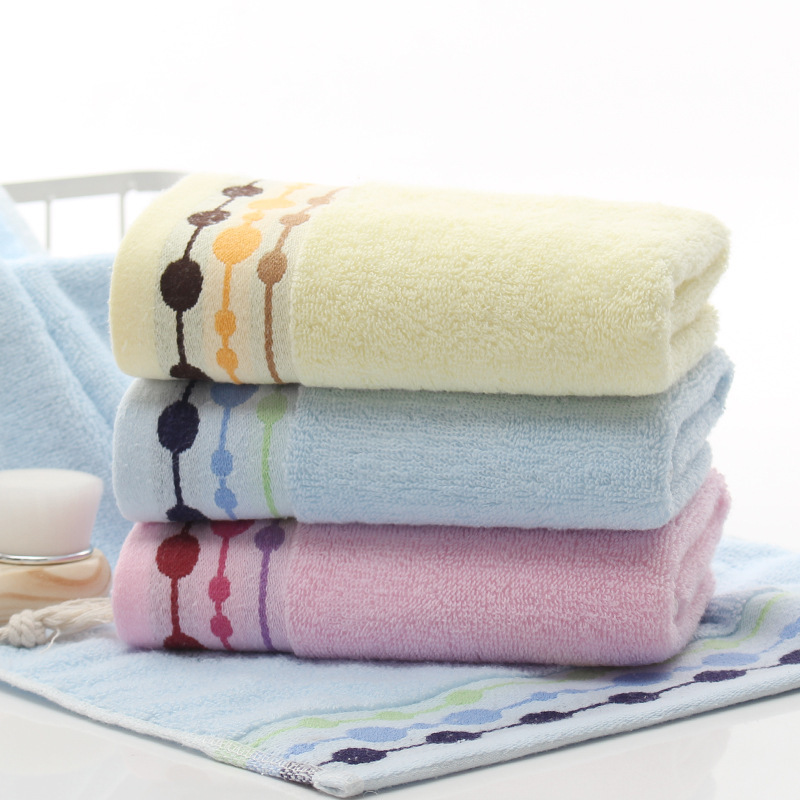 New adult home use thickened cotton 32-strand wholesale towels plain soft absorbent gift facecloth customized