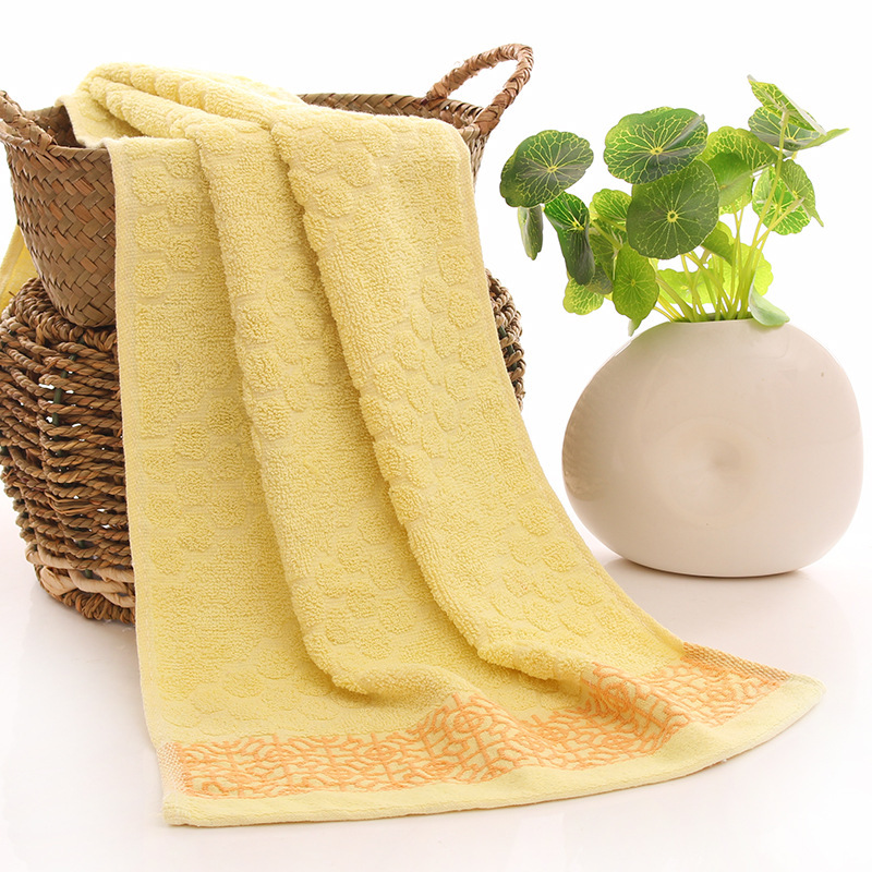 Weak twist cotton wholesale towels adult home use face wash jacquard plain daily labor insurance gift stall wholesale towels