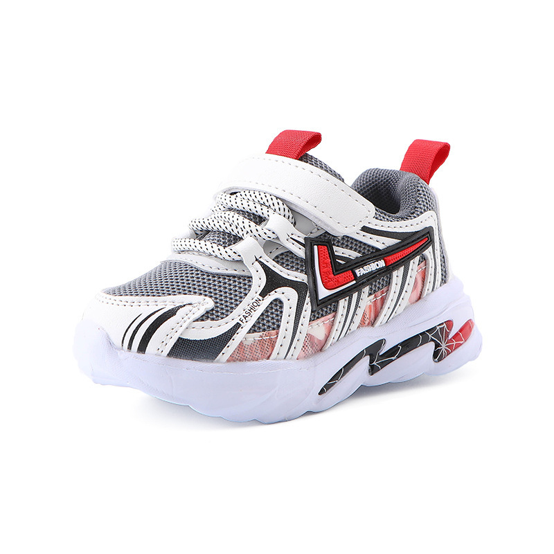 Boys and girls shoes children's sports shoes children's new shoes wholesale Spring and Autumn Tide shoes girls' white shoes mesh surface shoes