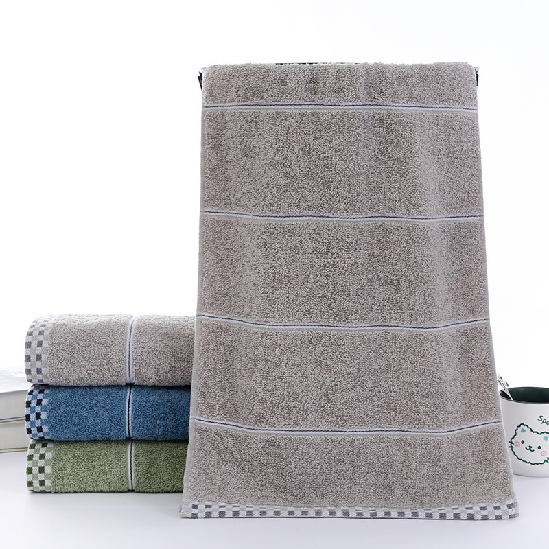 Wholesale towels adult home use soft absorbent face washing towel dark thickened stall towel present towel wholesale towels