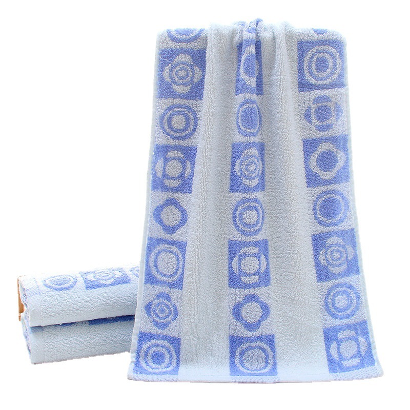 33/90 lengthened bath towel wholesale weak twist cotton jacquard circle household bath towel stall lengthen towel wholesale
