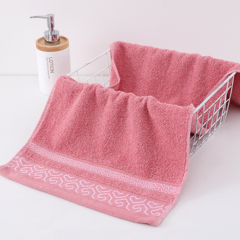 Wholesale towels stall thickened absorbent face washing at home adult male and female students dark Bath face wiping towel wholesale