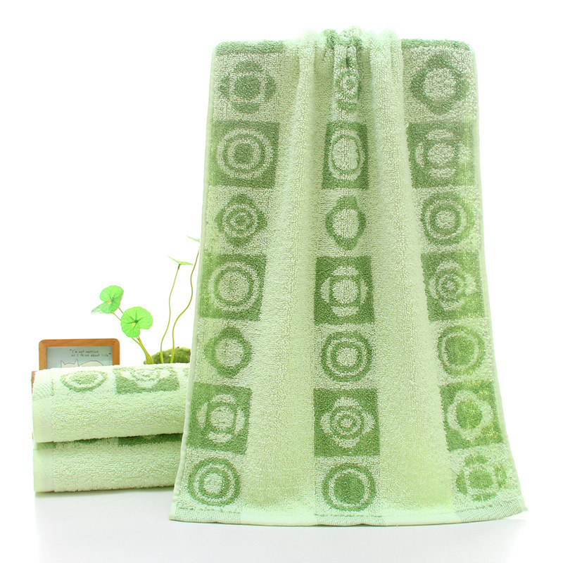 33/90 lengthened bath towel wholesale weak twist cotton jacquard circle household bath towel stall lengthen towel wholesale