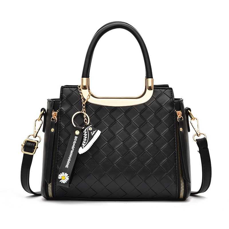 Cross-border foreign trade new casual handbag trendy simple all-match shoulder PU women's bag factory wholesale