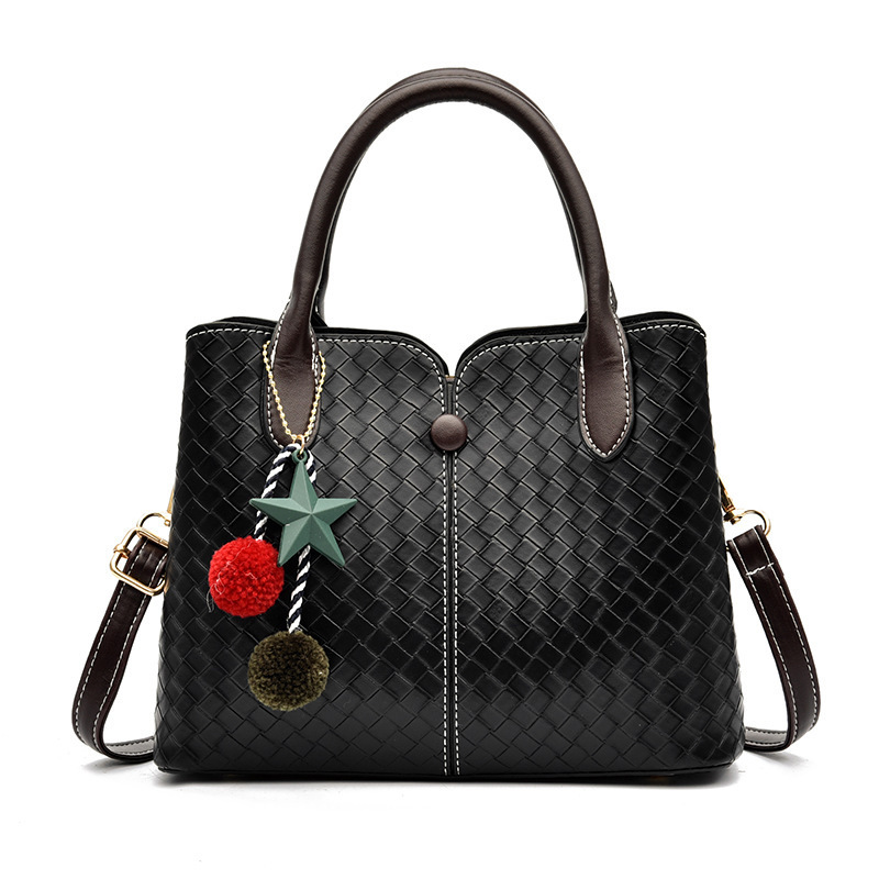 Women's bag new fashionable European and American shaped PU leather crossbody shoulder bag fashionable all-match large capacity handbag