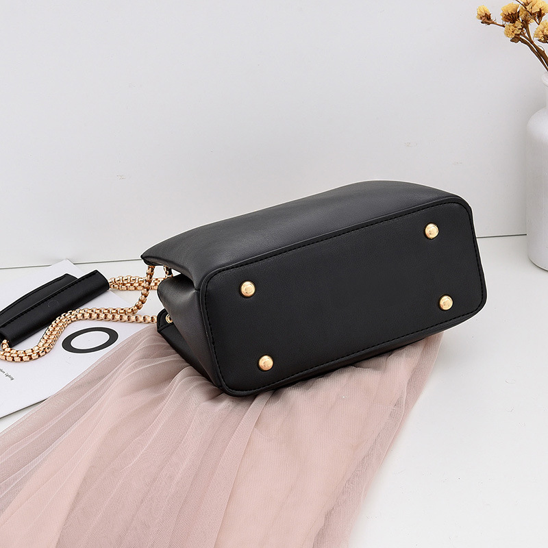 Cross-border Women's bag new large capacity shoulder bag fashion fashion simple and all-matching crossbody bag PU Lady's bags