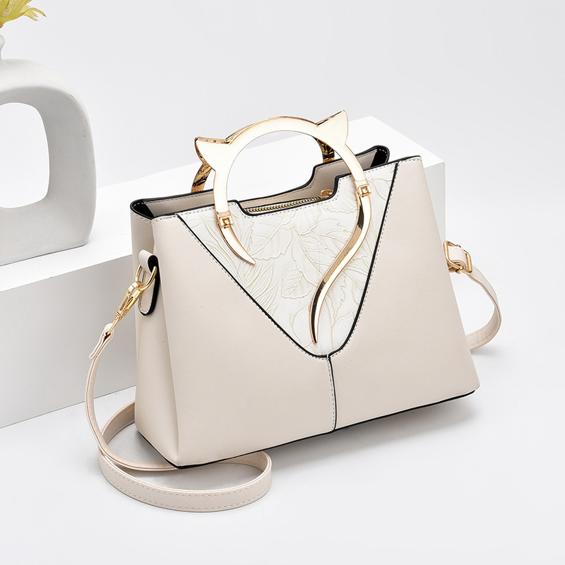 [Competitive factory] handbag women's bag new shoulder crossbody middle-aged mother bag PU leather women's bag