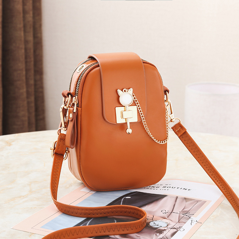 Fashionable all-match soft mini bag simple mobile phone bag crossbody small square bag multi-color optional shoulder factory direct sales