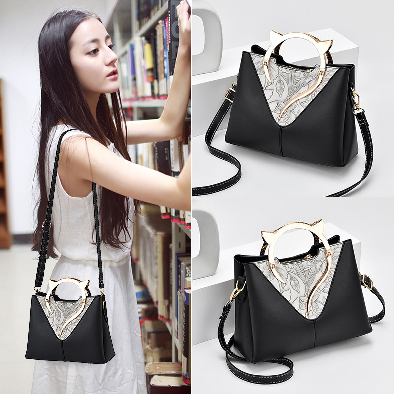 [Competitive factory] handbag women's bag new shoulder crossbody middle-aged mother bag PU leather women's bag