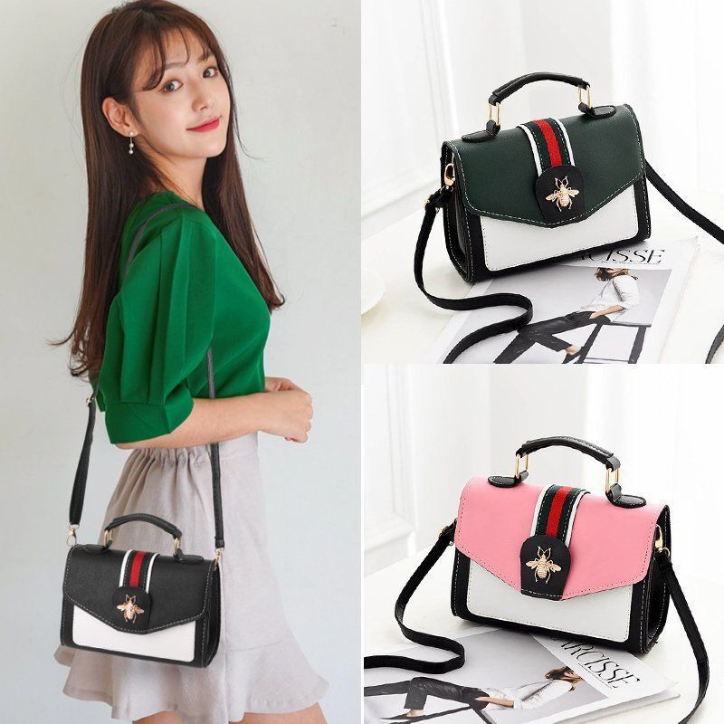 Women's bag spring new crossbody bag Korean style small square bag temperament wild shoulder fashion handbag