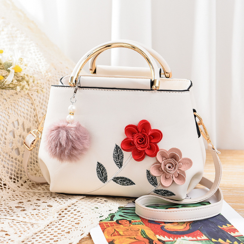 [Reservation] Spring and Summer new women's bag portable Korean fashion PU leather small square bag trendy one-shoulder messenger bag