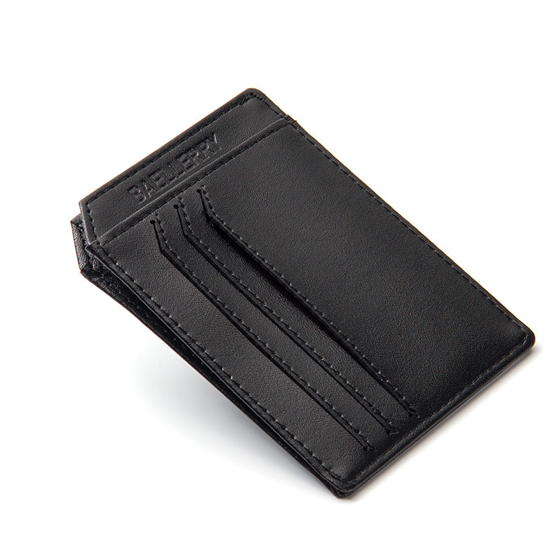 Simple wallet men's short wallet student creativity card holder Youth Mini coin purse driving license card holder
