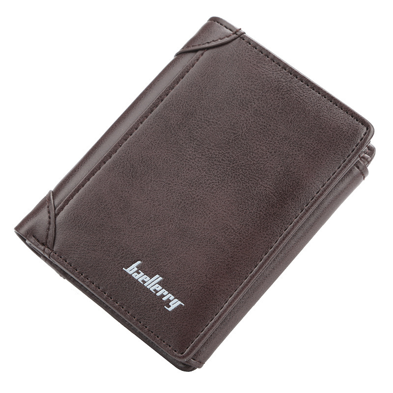 baellerry wallet men's Korean-style multi card slots wallet ultra-thin short zipper hasp wallet card holder card holder