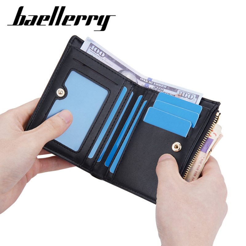 Baellerryd new men's short wallet cross-border hot sale style coin purse card holder wallet wallet men