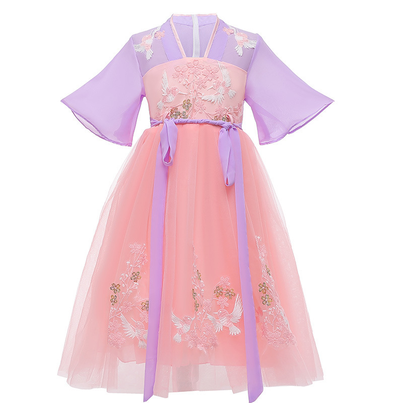 Foreign trade supply girls' Han Chinese costume children shirt children's clothing princess dress formal dress girl dress
