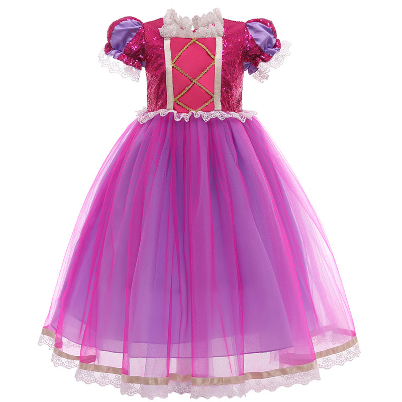 New cross-border foreign trade Halloween children's clothing Sophie Long hair princess dress girls' skirts summer dress