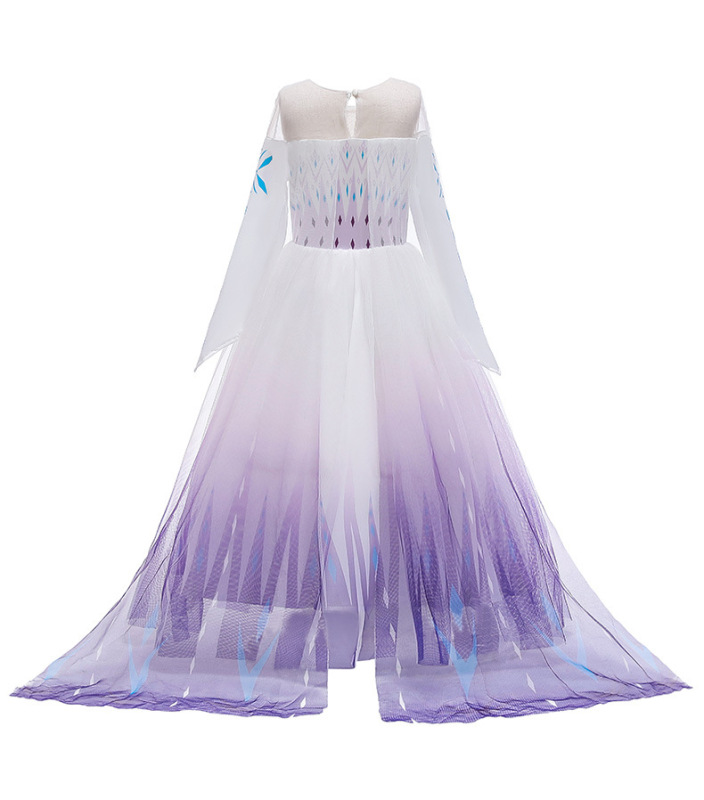 New performance wear Foreign trade kids' skirt Princess Elsa dress girls' dress summer dress dress
