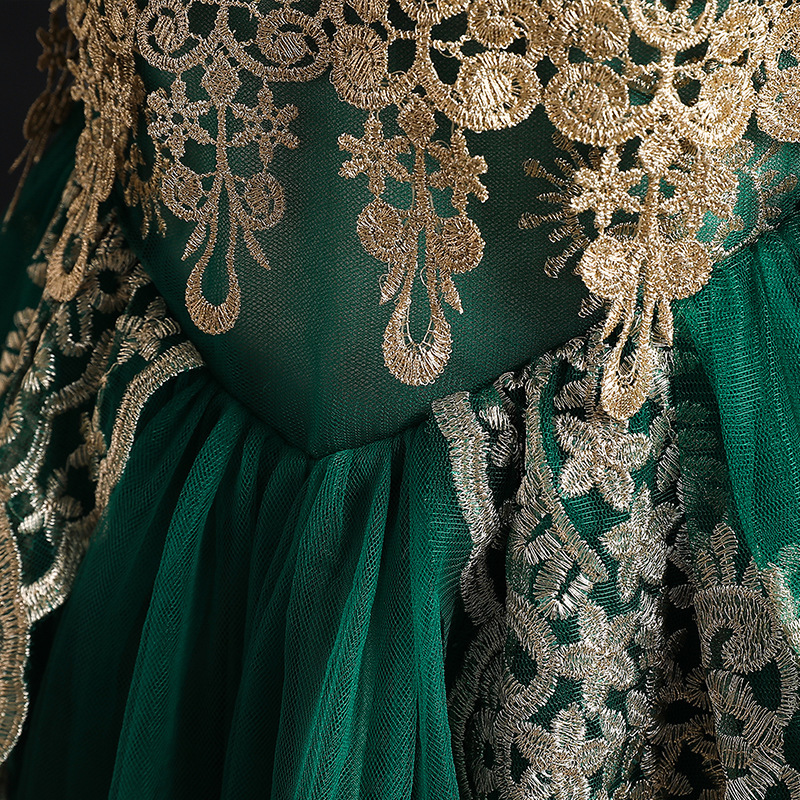 Amazon wish girls' lamp of Aladdin long dress Princess dress costume factory supply