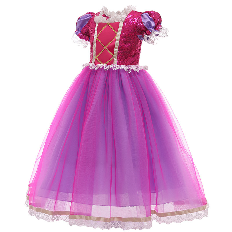 New Kids' skirt Halloween children's clothing Sophie Long hair princess dress girls' skirts summer dress