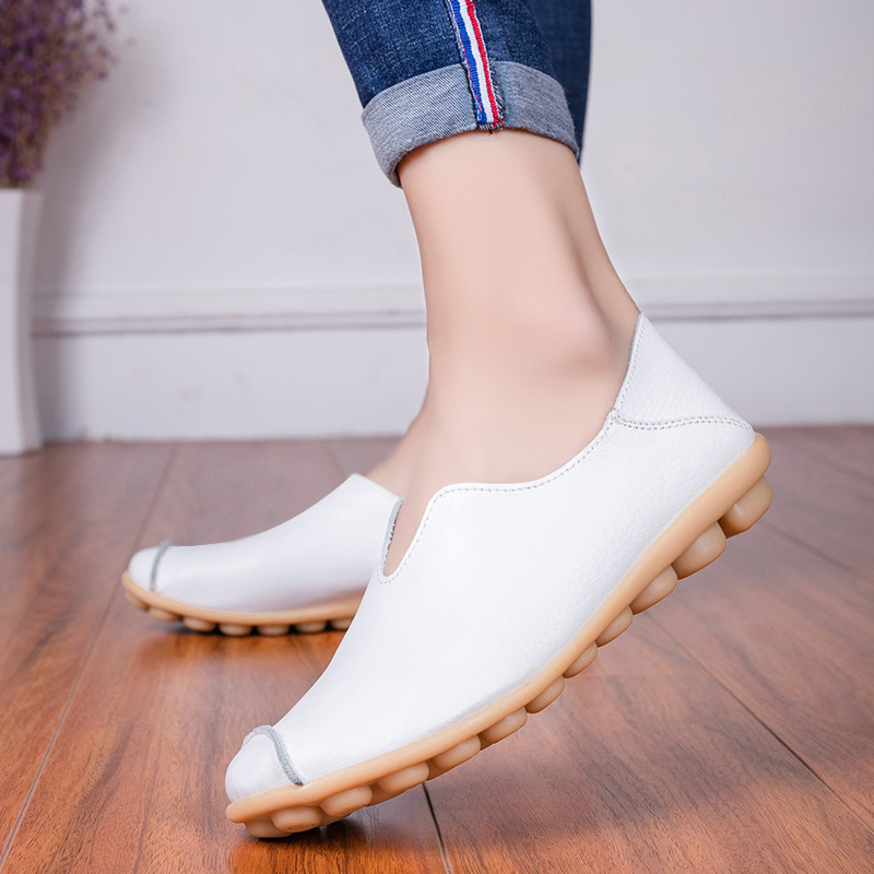 Autumn and Winter new women's shoes large size casual flat shoes pumps low-top shoes mother shoes peas shoes