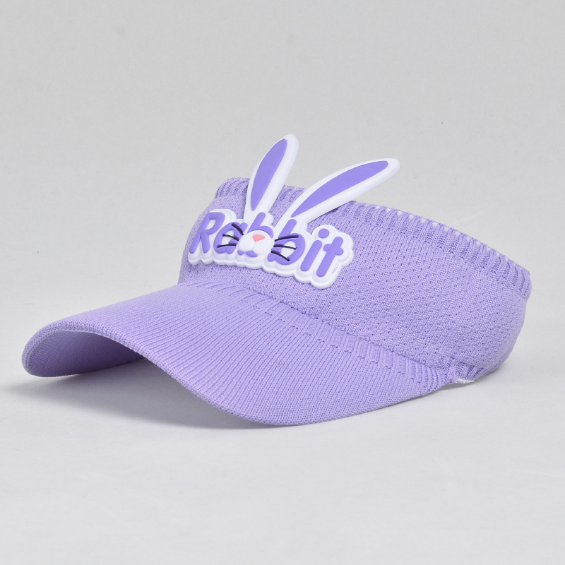 Summer 1006 children hat cartoon rabbit little wing topless hat male and female baby sun protection sun hat peaked cap tide