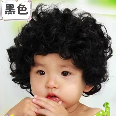 Wig children's wig 100 days to 10 years old children's wig baby head cover wig style variety comfortable soft