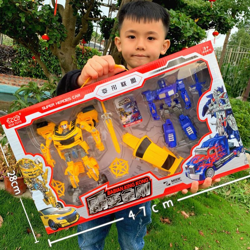 Transformation toy robot wasp Optimus robot transformation Autobots King Kong boy toy stall supply
