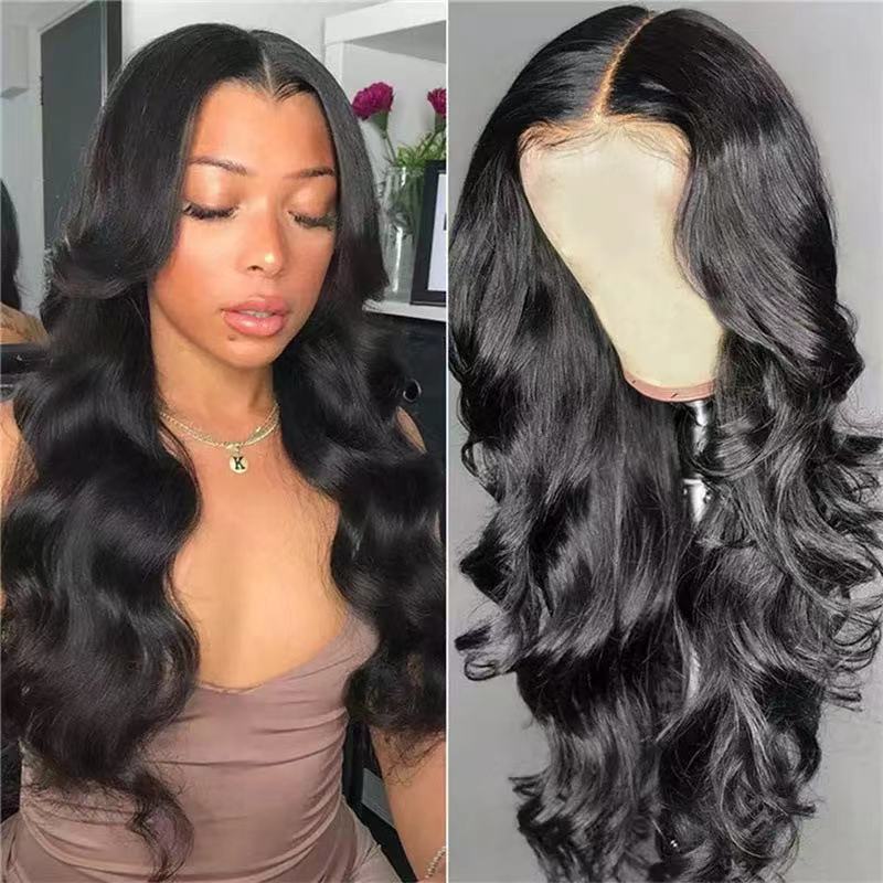 Cross-border e-commerce Africa only for wigs European and American lace wigs synthetic wigs front lace long curly hair in stock