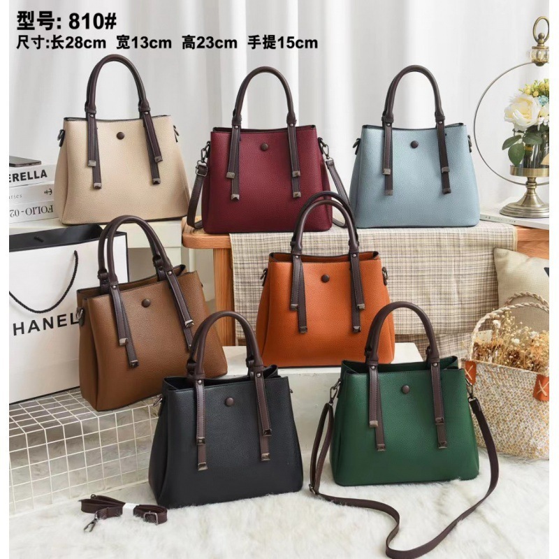 FS088 new contrast color tassel texture shaping large capacity cross-border western style European and American style women's bag shoulder crossbody one piece dropshipping