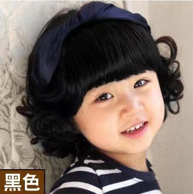Wig children's wig 100 days to 10 years old children's wig baby head cover wig style variety comfortable soft
