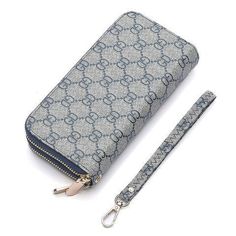 FG346 European and American Fashion Brand Wallet Women's New Long Wallet Large Capacity Zipper Handbag Mobile Case