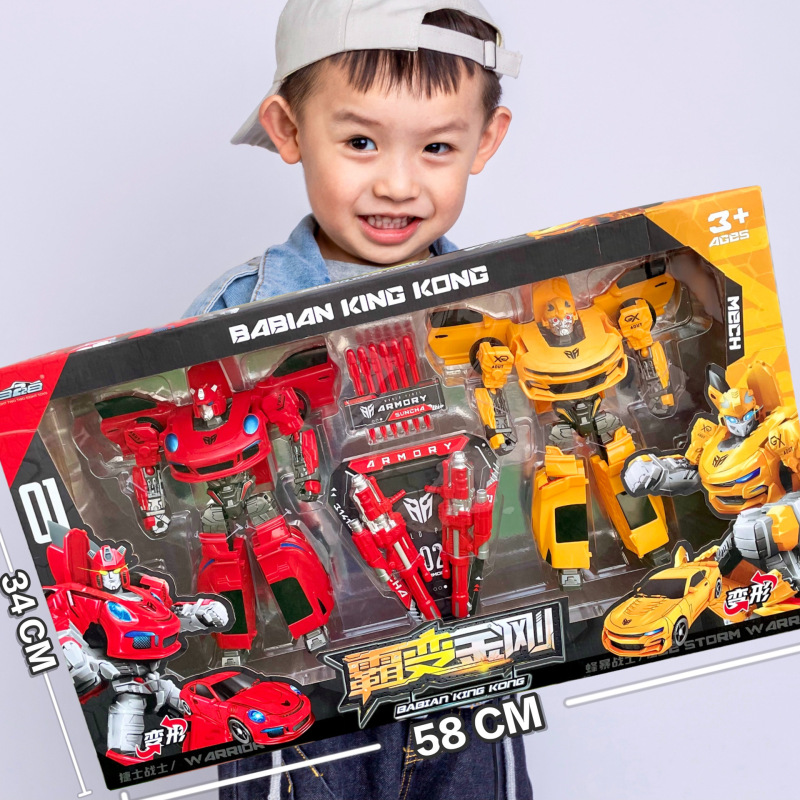 Transformation toy robot wasp Optimus robot transformation Autobots King Kong boy toy stall supply