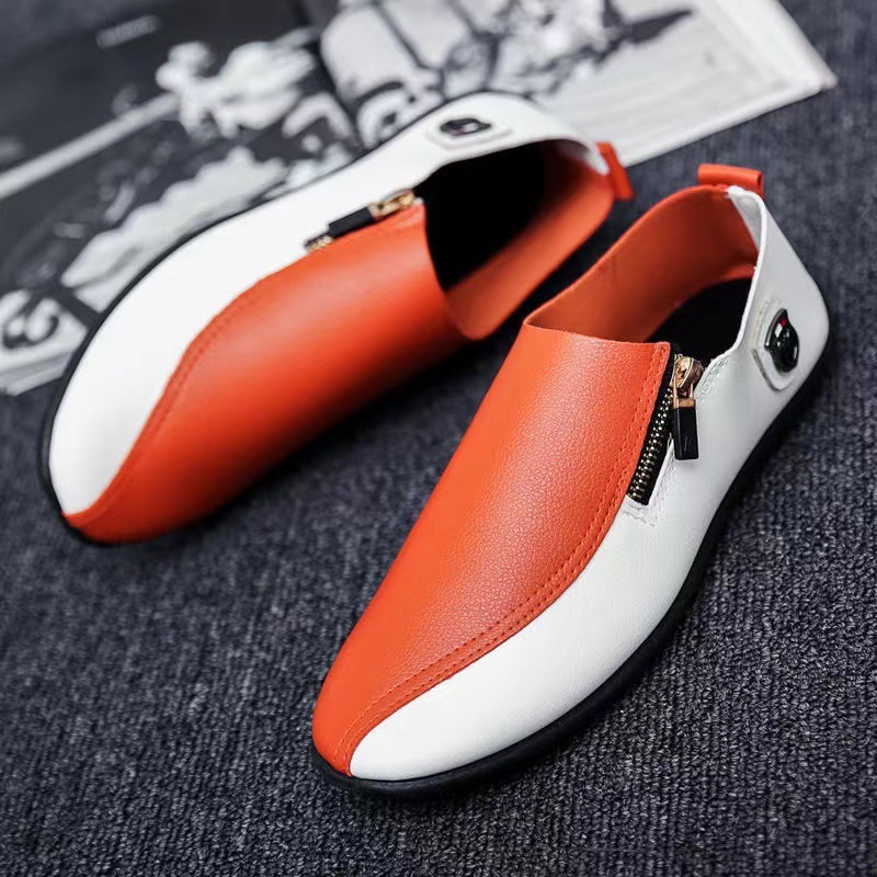 New Autumn new men's shoes cross-border Men's slip-on Gommino breathable Korean style trendy casual leather shoes
