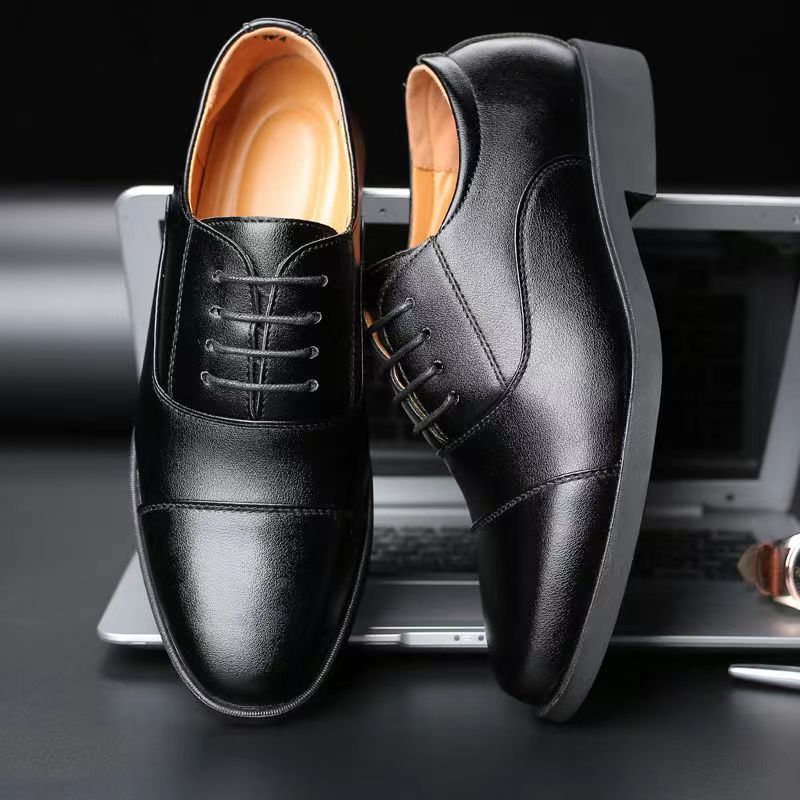 Autumn cross-border business formal wear all-matching men's shoes men's three-joint leather shoes casual formal wear men's shoes men's fashion