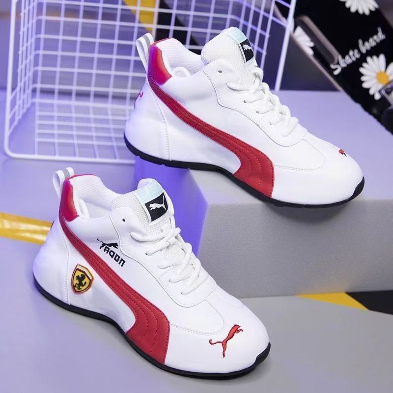 Foreign trade autumn black sports spot synthetic leather low-top soft leather self-inspection round toe color-blocking men's shoes casual men's leather shoes