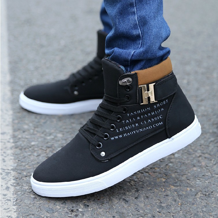 Spring and Autumn Trends New Martin boots leisure high-top shoes men's fashion shoes factory price in stock direct selling
