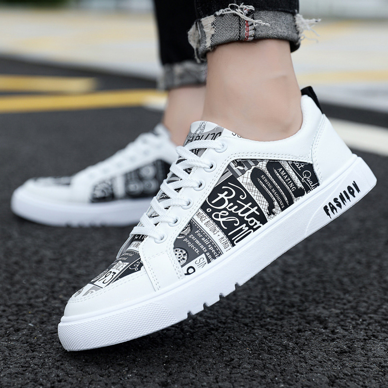 Niche men's shoes spring new canvas shoes small white student board shoes sports casual men's color matching trendy men's shoes