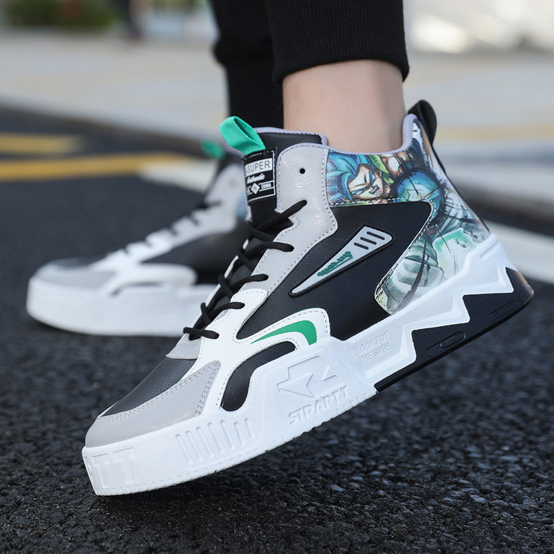 Spring new special-interest design sneakers Hong Kong style shoes men's leisure Forest style Harajuku Korean style men's fashion shoes