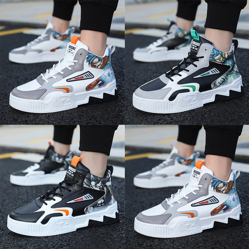 Spring new special-interest design sneakers Hong Kong style shoes men's leisure Forest style Harajuku Korean style men's fashion shoes