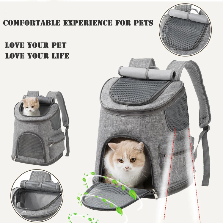 New Cat backpack portable foldable breathable pet diaper bag dogs and cats takeaway bag backpack cat bag large capacity