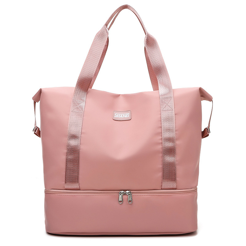Large Capacity mom bag Korean style casual Oxford cloth shoulder handbag dry wet separation outdoor sports luggage