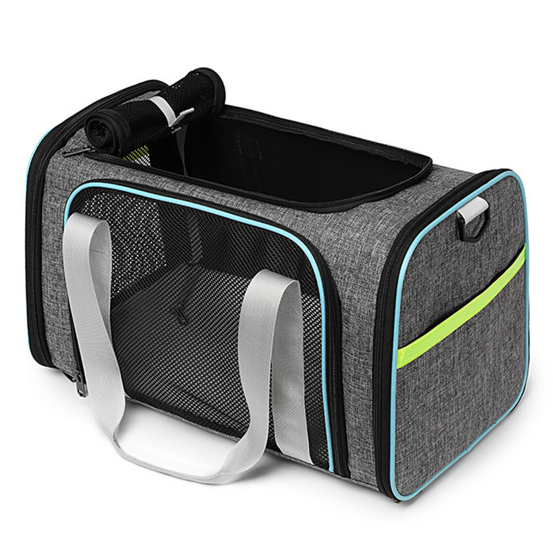 Spot pet diaper bag portable pet box lightweight dog bag breathable foldable one shoulder portable cat bag cat cage