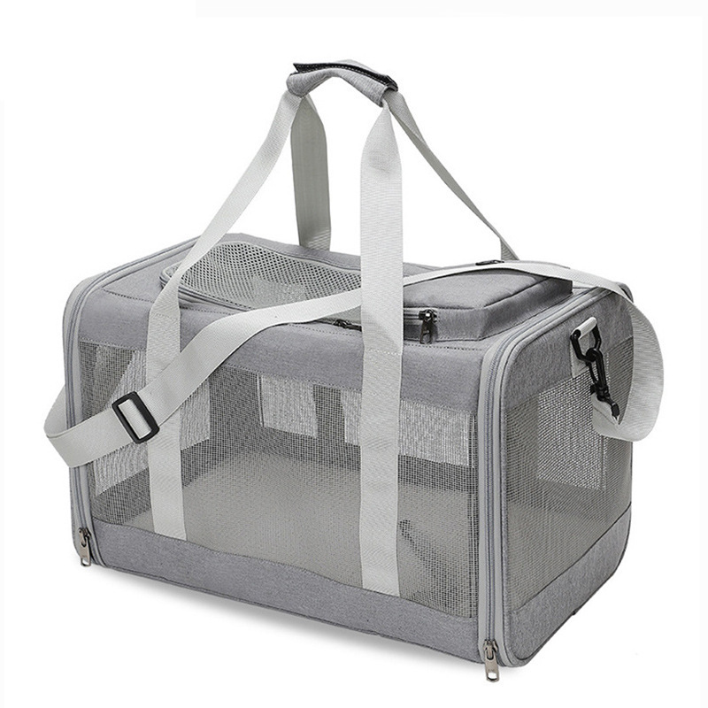Customized pet diaper bag portable breathable dog bag foldable cat travel suitcase cat bag large capacity wholesale