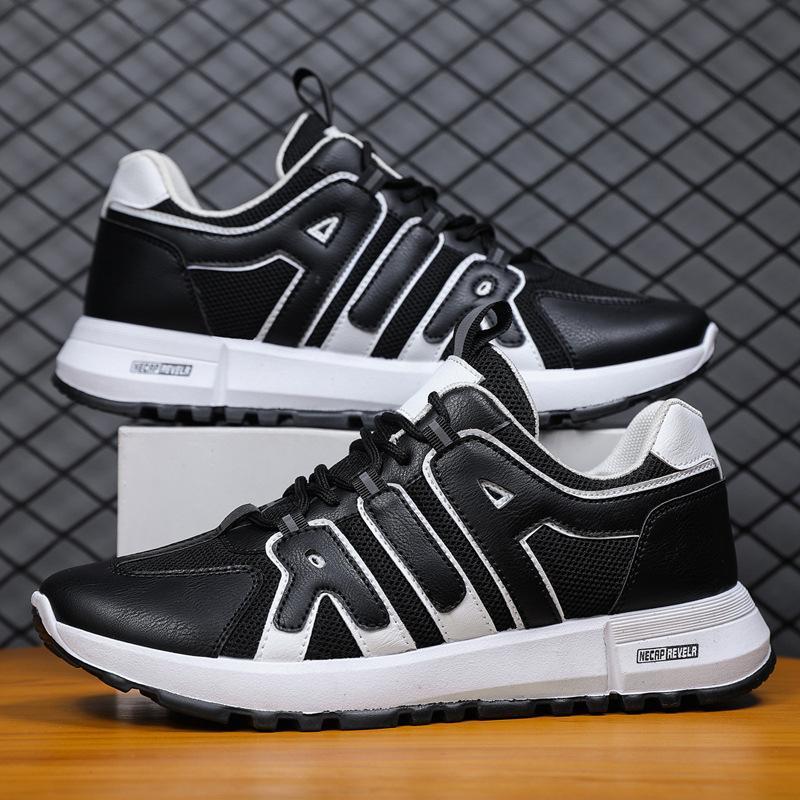 Spring and Autumn new sports casual shoes lovers shoes men's and women's same mesh PU fashion fashion cross-border shoes